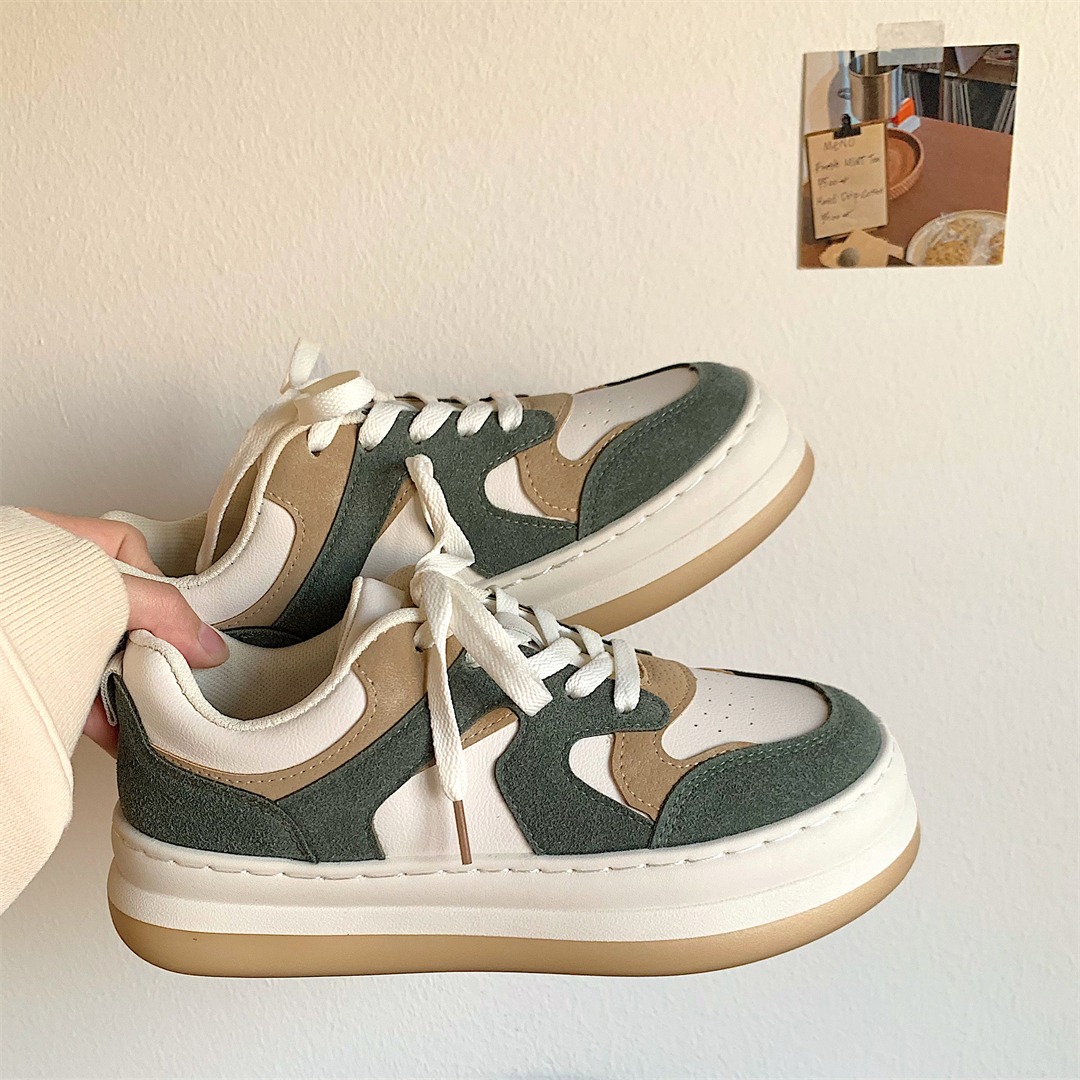 Student Thick-soled Training Sneakers – harajuku.co